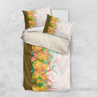 Hawaii Tropical Plant Lenalena Bedding Set Vibrant Polynesian Pattern