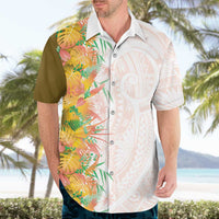 Hawaii Tropical Plant Lenalena Hawaiian Shirt Vibrant Polynesian Pattern