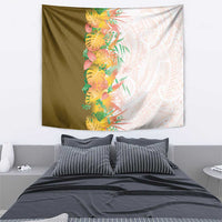 Hawaii Tropical Plant Lenalena Tapestry Vibrant Polynesian Pattern
