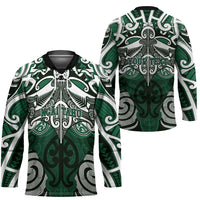 Personalised Maori Ngai Tahu Hockey Jersey Silver Fern Kowhaiwhai Art