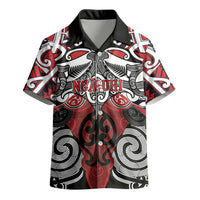 Personalised Maori Ngapuhi Kid Hawaiian Shirt Silver Fern Kowhaiwhai Art