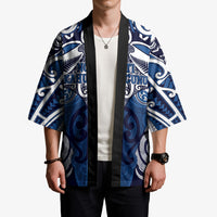 Personalised Maori Ngati Kahungunu Kimono Silver Fern Kowhaiwhai Art
