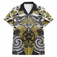 Personalised Maori Ngati Whatua Hawaiian Shirt Silver Fern Kowhaiwhai Art