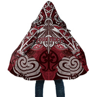 Personalised Maori Te Arawa Cloak Silver Fern Kowhaiwhai Art