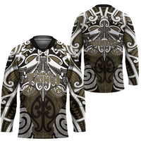 Personalised Maori Waikato Tainui Hockey Jersey Silver Fern Kowhaiwhai Art