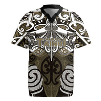 Personalised Maori Waikato Tainui Rugby Jersey Silver Fern Kowhaiwhai Art