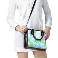 Kia Ora Maori New Zealand Pastel Shoulder Handbag Sun Ta Moko Aqua Green Version LT01 - Polynesian Pride