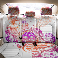Kia Ora Maori New Zealand Pastel Back Car Seat Cover Sun Ta Moko Sunset Version LT01