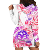 Kia Ora Maori New Zealand Pastel Hoodie Dress Sun Ta Moko Sweet Version LT01 - Polynesian Pride