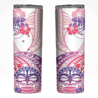 Kia Ora Maori New Zealand Pastel Skinny Tumbler Sun Ta Moko Sweet Version