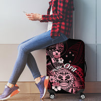 Aotearoa Kia Ora New Zealand Ta Moko Red Version Luggage Cover LT01 - Polynesian Pride