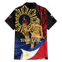 Personalized Lapulapu The First Filipino Hero Family Matching Puletasi and Hawaiian Shirt Polynesian Pattern