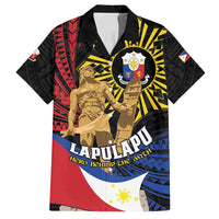 Personalized Lapulapu The First Filipino Hero Family Matching Tank Maxi Dress and Hawaiian Shirt Polynesian Pattern