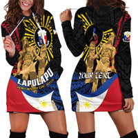 Personalized Lapulapu The First Filipino Hero Hoodie Dress Polynesian Pattern
