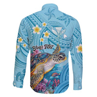 Personalized Hawaii Sea Turtle Family Matching Mermaid Dress and Hawaiian Shirt Hawaii Map Ocean Vibes