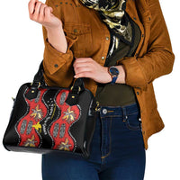 Papua New Guinea 50th Independence Shoulder Handbag PNG Batik Pattern - Polynesian Pride