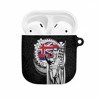 Hawaii King Kamehameha AirPods Case Flag Polynesian Pattern
