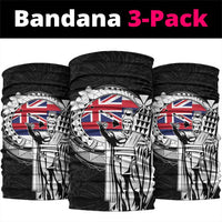Hawaii King Kamehameha Neck Gaiter Flag Polynesian Pattern