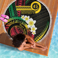 Vanuatu Independence Day Beach Blanket Yumi 45th Hapi Indipendens Dei LT01