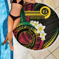 Vanuatu Independence Day Beach Blanket Yumi 46th Hapi Indipendens Dei LT01 - Polynesian Pride
