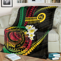 Vanuatu Independence Day Blanket Yumi 46th Hapi Indipendens Dei LT01 - Polynesian Pride
