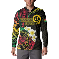 Vanuatu Independence Day Button Sweatshirt Yumi 45th Hapi Indipendens Dei LT01