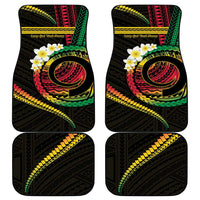 Vanuatu Independence Day Car Mats Yumi 46th Hapi Indipendens Dei LT01 - Polynesian Pride