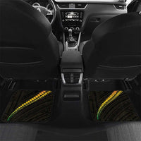 Vanuatu Independence Day Car Mats Yumi 46th Hapi Indipendens Dei LT01 Set 2pcs - Back Black - Polynesian Pride
