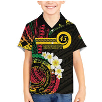 Vanuatu Independence Day Family Matching Mermaid Dress and Hawaiian Shirt Yumi 45th Hapi Indipendens Dei LT01