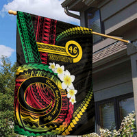 Vanuatu Independence Day Garden Flag Yumi 46th Hapi Indipendens Dei LT01 - Polynesian Pride