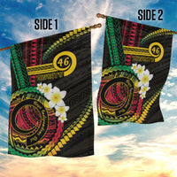 Vanuatu Independence Day Garden Flag Yumi 46th Hapi Indipendens Dei LT01 - Polynesian Pride