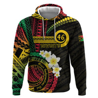 Vanuatu Independence Day Hoodie Yumi 46th Hapi Indipendens Dei LT01 Pullover Hoodie Black - Polynesian Pride