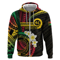 Vanuatu Independence Day Hoodie Yumi 46th Hapi Indipendens Dei LT01 Zip Hoodie Black - Polynesian Pride