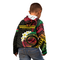 Vanuatu Independence Day Kid Hoodie Yumi 46th Hapi Indipendens Dei LT01 - Polynesian Pride