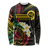 Vanuatu Independence Day Long Sleeve Shirt Yumi 46th Hapi Indipendens Dei LT01 Unisex Black - Polynesian Pride