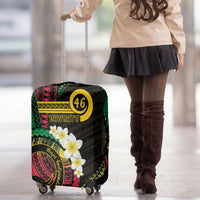 Vanuatu Independence Day Luggage Cover Yumi 46th Hapi Indipendens Dei LT01 - Polynesian Pride