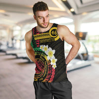 Vanuatu Independence Day Men Tank Top Yumi 46th Hapi Indipendens Dei LT01 Black - Polynesian Pride