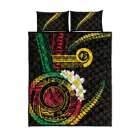 Vanuatu Independence Day Quilt Bed Set Yumi 46th Hapi Indipendens Dei LT01 - Polynesian Pride