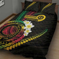 Vanuatu Independence Day Quilt Bed Set Yumi 46th Hapi Indipendens Dei LT01 - Polynesian Pride
