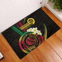 Vanuatu Independence Day Rubber Doormat Yumi 46th Hapi Indipendens Dei LT01 - Polynesian Pride