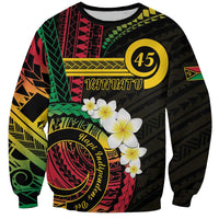 Vanuatu Independence Day Sweatshirt Yumi 45th Hapi Indipendens Dei LT01