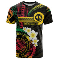 Vanuatu Independence Day T Shirt Yumi 46th Hapi Indipendens Dei LT01 Black - Polynesian Pride