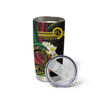Vanuatu Independence Day Tumbler Cup Yumi 46th Hapi Indipendens Dei LT01 - Polynesian Pride