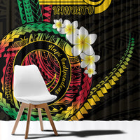 Vanuatu Independence Day Window Curtain Yumi 46th Hapi Indipendens Dei LT01 - Polynesian Pride