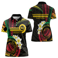 Vanuatu Independence Day Women Polo Shirt Yumi 45th Hapi Indipendens Dei LT01