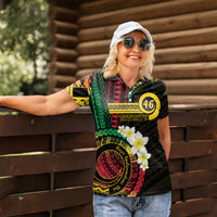Vanuatu Independence Day Women Polo Shirt Yumi 45th Hapi Indipendens Dei LT01