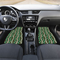 Pikake Maile Tiare Lei Car Mats Omaomao Lauhala Pattern
