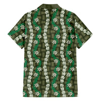 Pikake Maile Tiare Lei Hawaiian Shirt Omaomao Lauhala Pattern