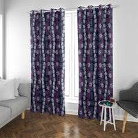 Pikake Maile Tiare Lei Window Curtain Poni Lauhala Pattern