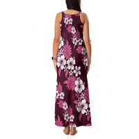 Hawaiian Hibiscus Tribal Floral Pink Family Matching Tank Maxi Dress and Hawaiian Shirt Polynesian Tapa Pattern LT01 - Polynesian Pride